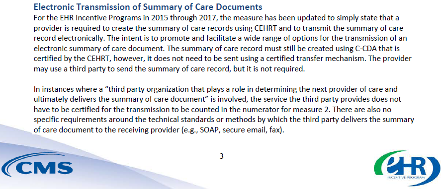 CMS HIE Guidance